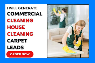 generate commercial cleaning leads via facebook ads using active campaign