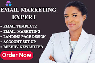 setup beehiiv account beehiiv website beehiiv landing page design beehiiv expert
