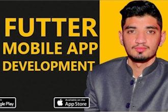 develop android and IOS app using flutter
