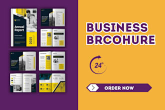 design business brochure, company profile, business proposals, annual report