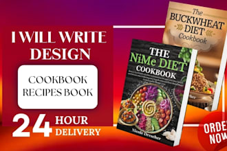 cookbook writer recipe cookbook cover design cookbook formatting for amazon KDP