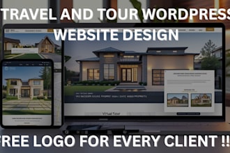 design travel website, travel agency tour website, tourism website