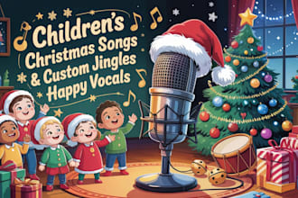 record and produce childrens christmas carol song, jingle and nursery rhymes