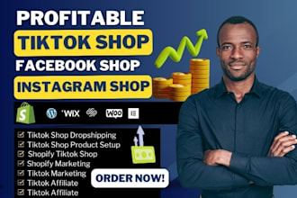 set your tiktok shop and affiliate marketing tiktok ads with tiktok dropshipping