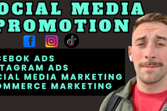social media manager, shopify marketing and promote facebook instagram meta ads