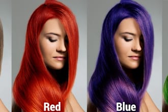 change hair color and dress color