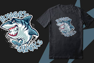 design any custom tshirt merch graphic