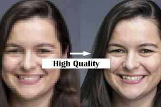 enhance, restore, improve, photos to high resolution