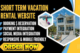 property management website short term rental website vacation rental website