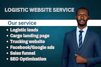 logistic website cargo dispatch website truck dispatch freight moving website