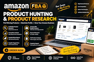 do amazon fba product research and product hunting