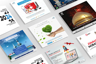 design your creative social media post design and creative ad images