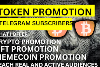 grow and promote your discord, telegram and twitter for nft and crypto