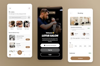 develop salon app, hair stylish app, barber app, make up beauty salon