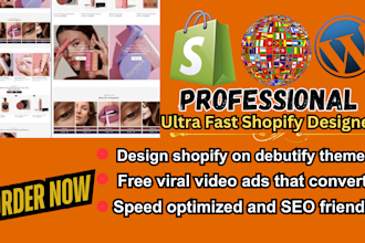 build a high converting shopify jewelry store on debutify, impact,prestige theme