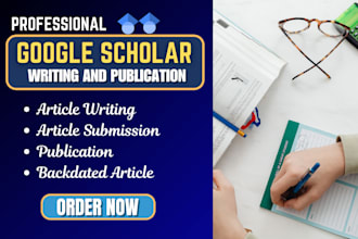 write and publish your articles and boost your google scholar citations