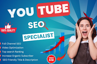 manage your youtube video ranking and channel visibility with SEO