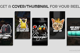create reel cover or video thumbnails
