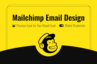design mailchimp email newsletter template