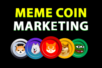 do solana meme coin marketing, crypto coin project promotion