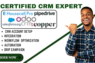 setup housecall pro copper crm odoo crm pipeline  salesforce pipedrive clixlo