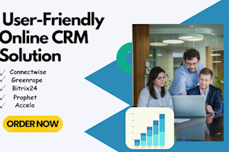setup agile connectwise cinode bitrix24 claritysoft greenrope accelo prophet crm