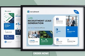 recruitment marketing leads recruiter leads facebook linkedin ads campaign setup