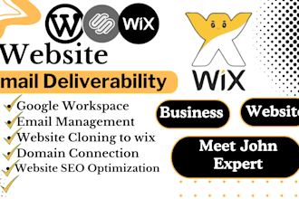set up google workspace g suite ,fix email deliverability issue in system io