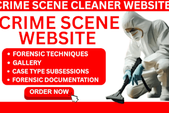design true crime trauma crime scene cleanup bioharzard cleaners forensic websit