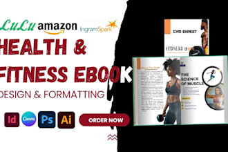 design health and fitness ebook, gym book, medical lead magnet, work out plan