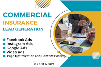 commercial insurance marketing leads insurance agency leads facebook google ads