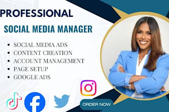 be your pro social media marketing manager and tiktok content creator