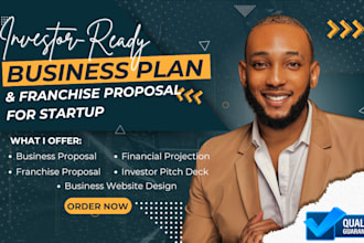 write investor ready business plan franchise proposal financial plan for startup