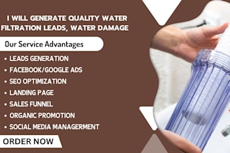 generate water filtration leads water damage water treatment leads