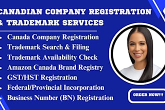 register canadian business, canada company incorporation, cipo trademark filing