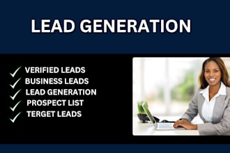 do accurate b2b lead generation, USA and UK leads ecommerce shopify  leads