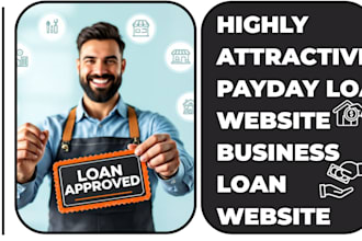 design payday loan website business loan website student loan mca website