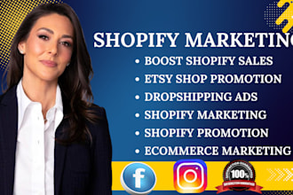 boost shopify sales shopify marketing etsy ads promotion dropshipping marketing