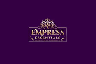 design luxury gift box women logo