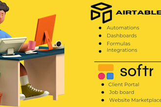 build custom softr airtable client portals with advanced automation and airtable
