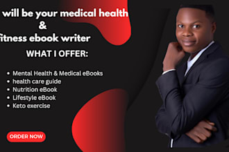 write health and fitness ebook and medical ebook on mental health