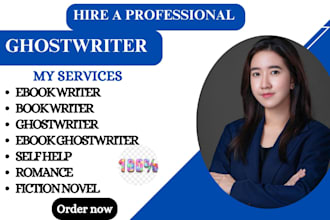 do ebook ghostwriter, kdp ebook writer, ghost book writer, book writer, fiction