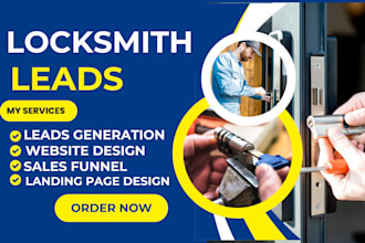 generate locksmith leads locksmith landing page garage door window installation