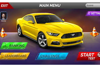 develop 3d car racing game car driving game shooting game driving school game