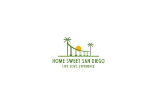 design up coming lifestyle company showcasing logo