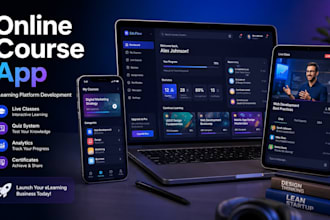 develop educational app and online course app