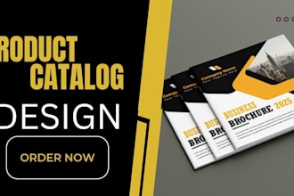 product catalog design, brochure, booklet or sell sheet product catalogue design