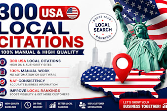 build top 300 USA local citations