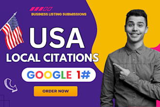 build top 300 USA local citations usa directory submissions