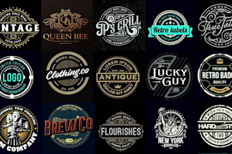 design patch, emblem, sticker, stamp, badge, or mascot logo